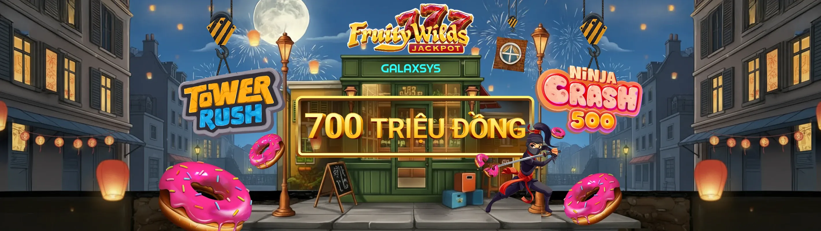 Hình ảnh banner các chương trình khuyến mãi mới nhất của m98vn win
