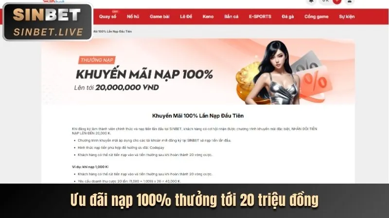 Đặt cược đầu tiên